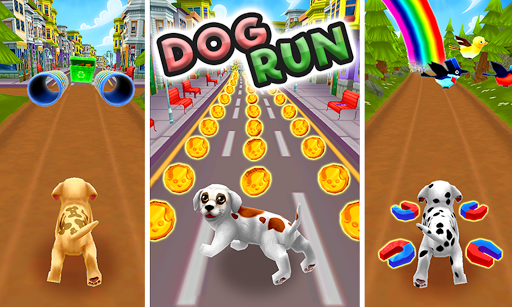 Dog Run Pet Runner Dog Game - Gameplay image of android game