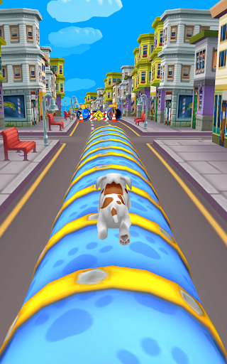 Dog Run Pet Runner Dog Game - Gameplay image of android game