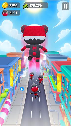 Panda Hero Run Game - Gameplay image of android game