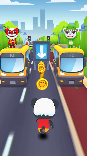 Panda Panda Runner Game - Gameplay image of android game
