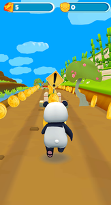 Baby Panda Run - Gameplay image of android game