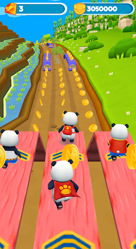 Baby Panda Run - Gameplay image of android game