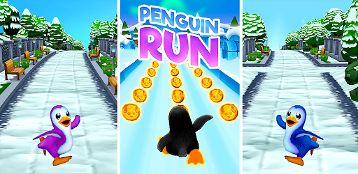 Penguin Run - Gameplay image of android game