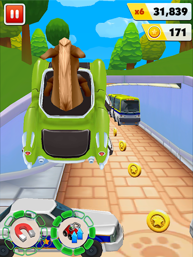 Pony Craft Unicorn Car Racing - Pony Care Girls - Gameplay image of android game