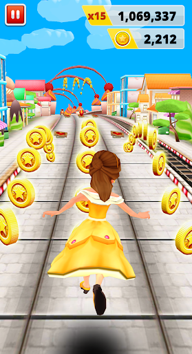 Princess Run Game - Gameplay image of android game