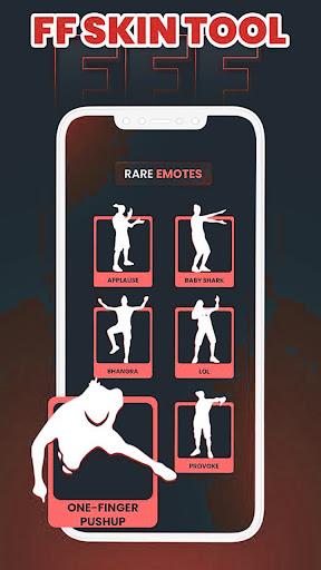 Emotes : FFF FF Skin Tools, Dances & Emotes - عکس برنامه موبایلی اندروید