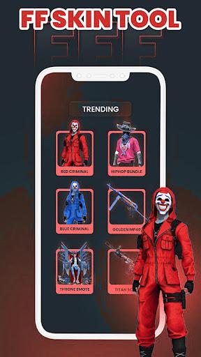 Emotes : FFF FF Skin Tools, Dances & Emotes - عکس برنامه موبایلی اندروید