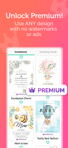 Invitation Maker: Cards & RSVP - Image screenshot of android app