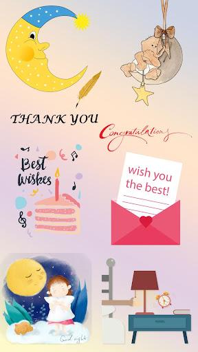 WASticker Greetings Stickers - عکس برنامه موبایلی اندروید