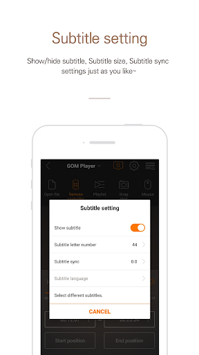 GOM Remote - Remote Controller - Image screenshot of android app