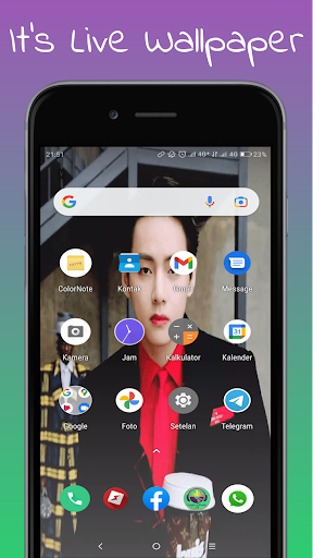 BTS V Live Video Wallpaper - Image screenshot of android app