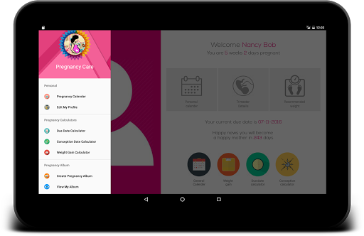 Pregnancy Tracker : Baby Care - عکس برنامه موبایلی اندروید