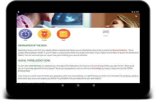 Pregnancy Tracker : Baby Care - عکس برنامه موبایلی اندروید