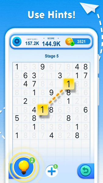 Number Match: Train your brain - عکس بازی موبایلی اندروید