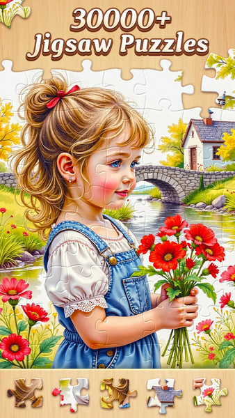 Classic Jigsaw - Gameplay image of android game