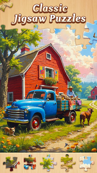 Classic Jigsaw - Gameplay image of android game