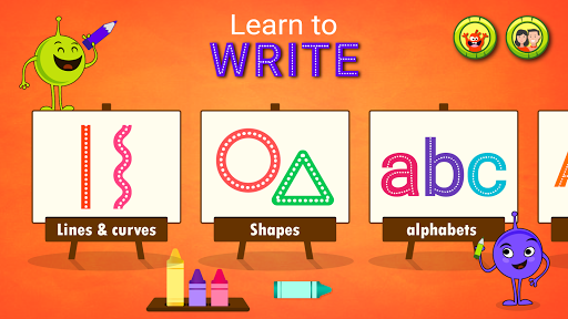 Tracing Letters and Numbers - - Gameplay image of android game