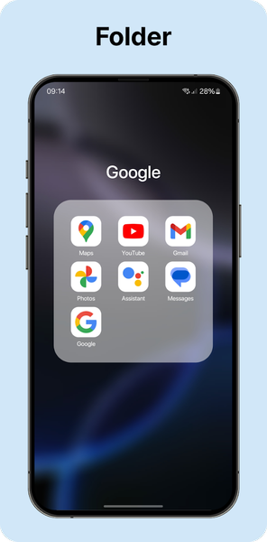 Launcher OS – Phone 17 Style - Image screenshot of android app