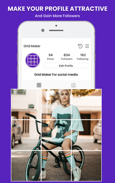 Grid Photo & Pic Collage Maker - Image screenshot of android app