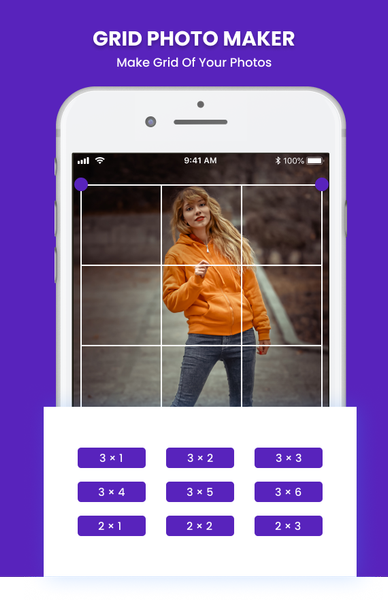 Grid Photo & Pic Collage Maker - عکس برنامه موبایلی اندروید