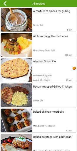 Grill recipes - عکس برنامه موبایلی اندروید