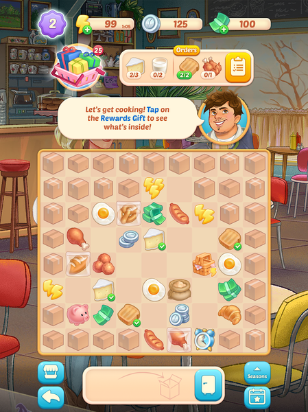 Corner cafe : Merge & Cook - عکس بازی موبایلی اندروید
