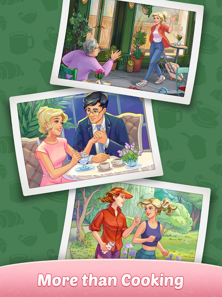Corner cafe : Merge & Cook - عکس بازی موبایلی اندروید