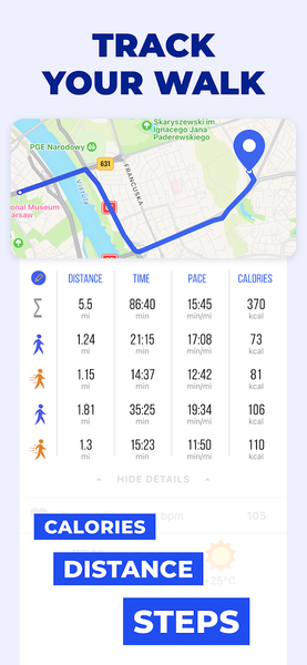 Walking by Slimkit - عکس برنامه موبایلی اندروید