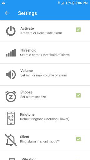 Battery Alarm (Full and Low) - عکس برنامه موبایلی اندروید