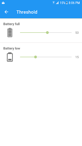 Battery Alarm (Full and Low) - عکس برنامه موبایلی اندروید