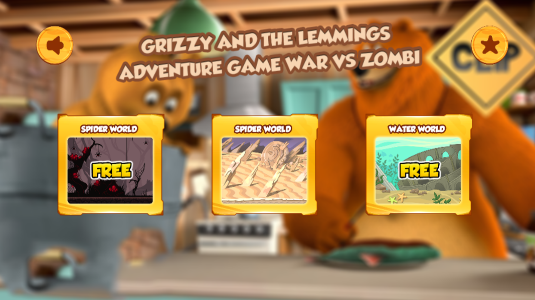 Grizzy and the lemminge game - عکس بازی موبایلی اندروید