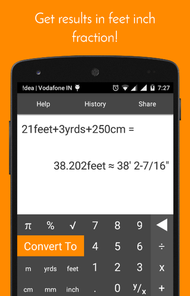 Unit Conversion Calculator - عکس برنامه موبایلی اندروید
