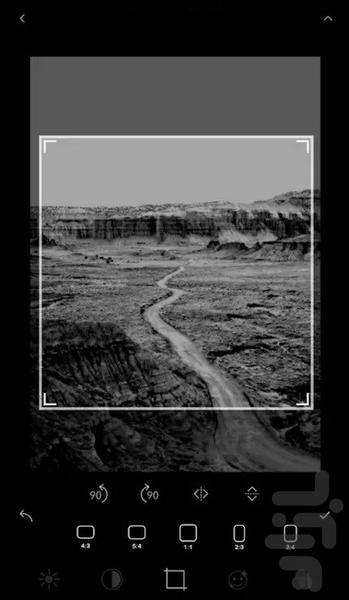 دوربین حرفه ای (سیاه و سفید) - Image screenshot of android app