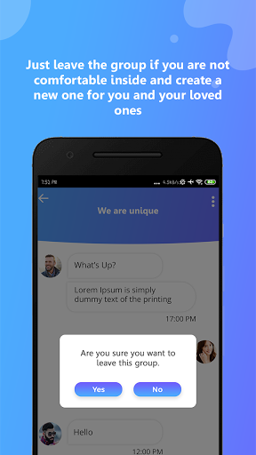 Group Text App - عکس برنامه موبایلی اندروید