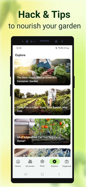GrowIt: Vegetable Garden Care - عکس برنامه موبایلی اندروید