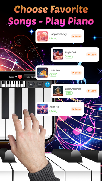 Learn Piano: Piano Keyboard - عکس برنامه موبایلی اندروید