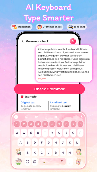 Font Keyboard Themes, Emoji - Image screenshot of android app