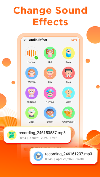 Voice Recorder & Voice Memo - Image screenshot of android app