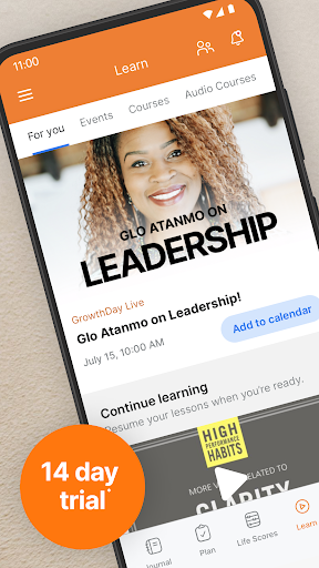 GrowthDay: Motivation Mindset - Image screenshot of android app