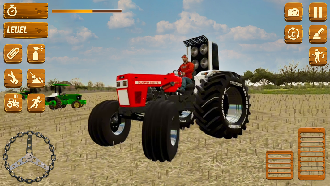 Indian Tractor Game Simulator - Gameplay image of android game