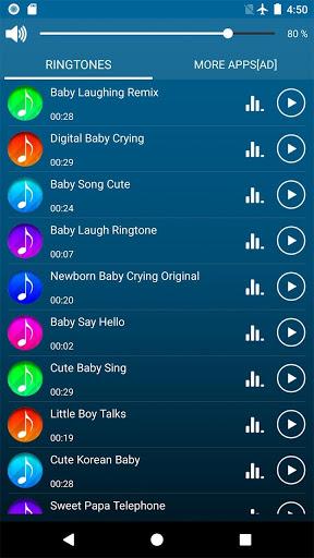 Baby Sounds Ringtones - عکس برنامه موبایلی اندروید