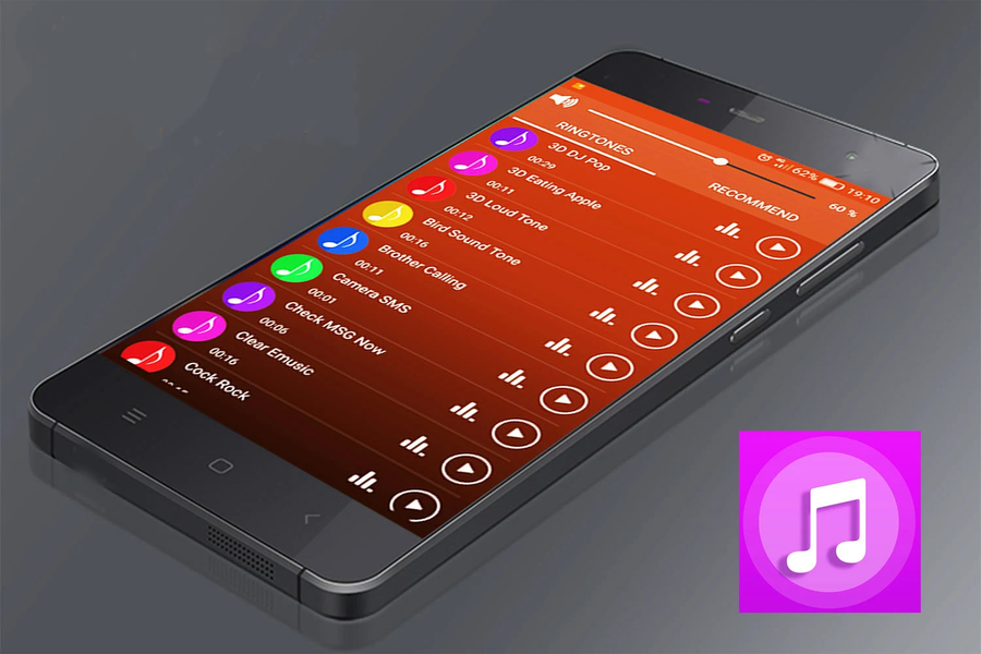MP۳ Ringtones for Android - عکس برنامه موبایلی اندروید