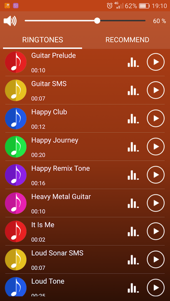 MP۳ Ringtones for Android - عکس برنامه موبایلی اندروید