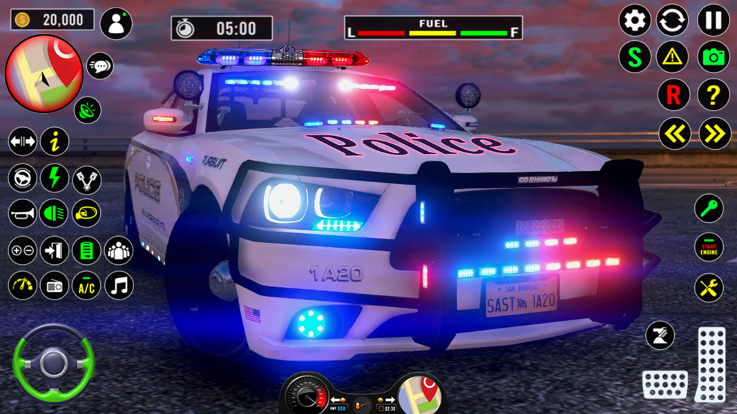 Police Car Game: Prado Parking - Gameplay image of android game