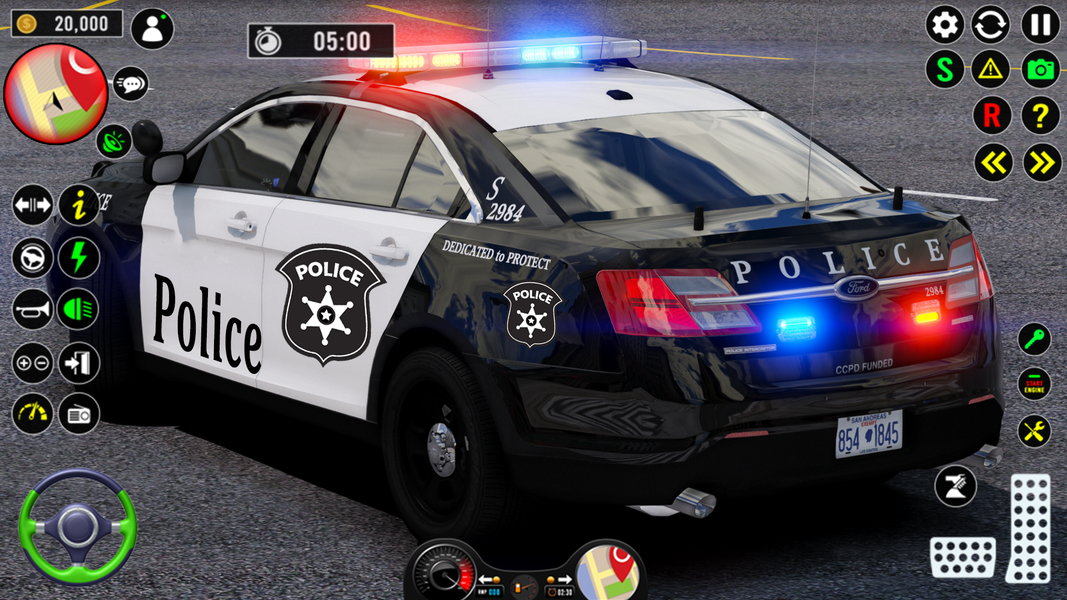 Police Car Game: Prado Parking - عکس بازی موبایلی اندروید