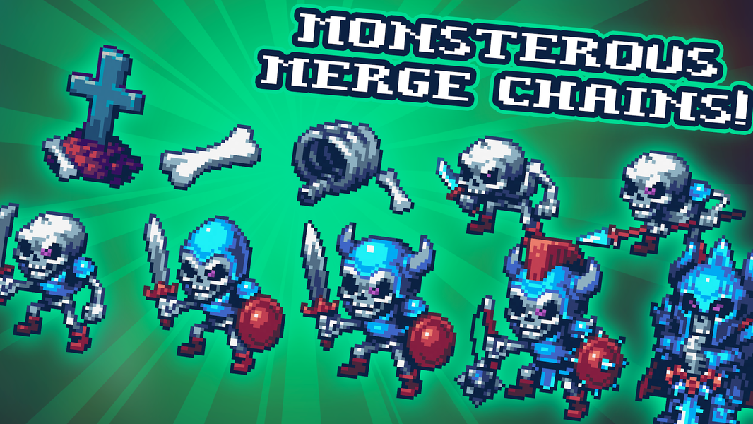 NecroMerger - Idle Merge Game - عکس بازی موبایلی اندروید