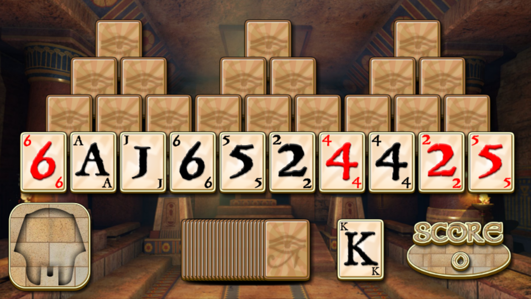 Egypt Solitaire - Gameplay image of android game