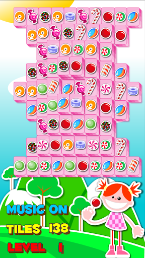 Mahjong Sweet - Gameplay image of android game