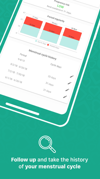 Menstrual & Ovulation Calendar - Image screenshot of android app