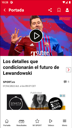 SPORT - عکس برنامه موبایلی اندروید